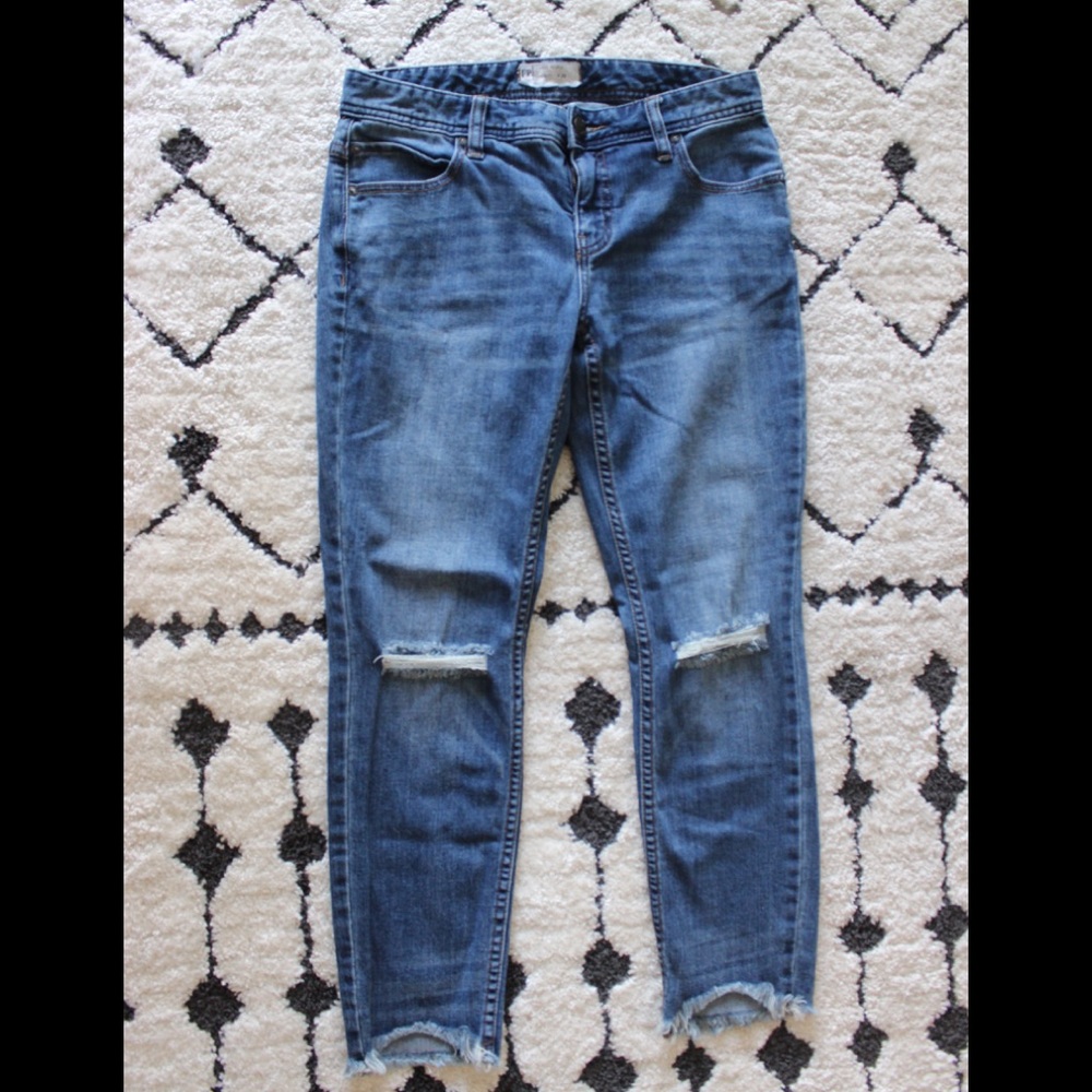 Free People Distressed Denim